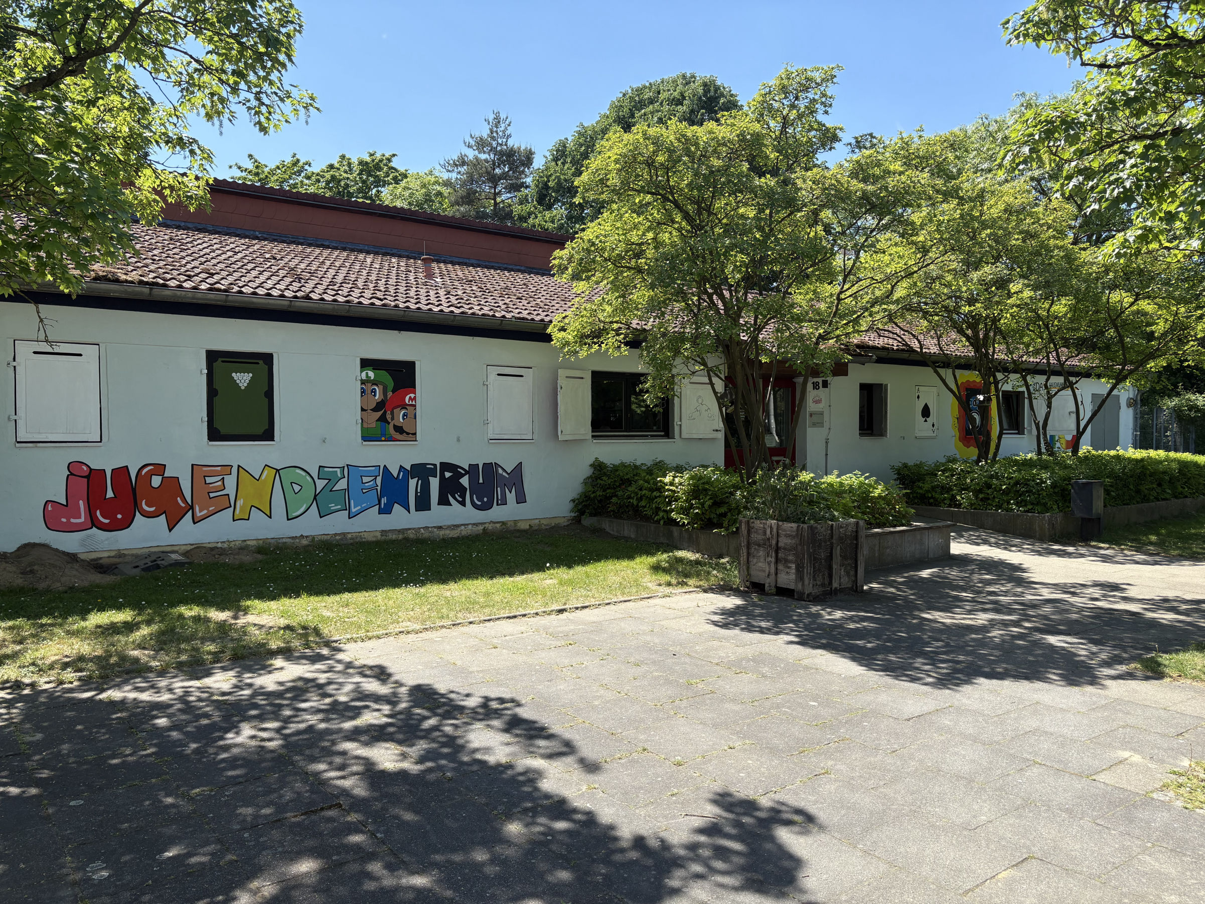 Jugendzentrum Heidberg von außen